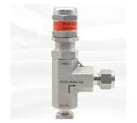 JGGCKNOGG Soupape de sécurité à Ressort réglable en Acier Inoxydable 316 1/8" 1/4" 3/8" 1/2" 3 6 8 10 12 mm Union de Compression 6000 PSI(12mm)