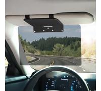 JGGDDU Extenseur de pare-soleil polarisé pour voiture, lentille de pare-soleil en polycarbonate anti-éblouissement, bloqueur de visière, protection UV, protection contre la cécité de neige, conduite