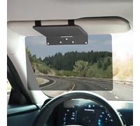 JGGDDU Extenseur de pare-soleil polarisé pour voiture, lentille de pare-soleil en polycarbonate anti-éblouissement, bloqueur de visière, protection UV, protection contre la cécité de neige, conduite