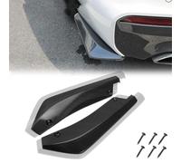 JGGQSY 2 Pièces Diffuseur de lèvre de Pare-Chocs arrière de Voiture pour Audi A4 S4 B8 B8.5 4 türige, Spoiler de Pare-Chocs arrière Pare-Chocs,B/Carbon Fibre