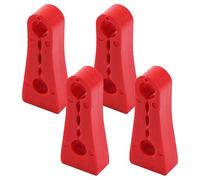 JGGQSY 4pcs Amortisseur insonorisant pour Serrure de Porte,Compatible pour Opel Adam M13,Pièces détachées Automobiles,Red