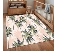 JGGXHM Grand Tapis Coconut Grove, Tapis de Sol pour Salon, Tapis de Jeu, Facile à Nettoyer, antidérapant, pour Table et chaises, Doux, décoration intérieure (60 x 90 cm)