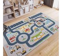 JGGXHM Tapis à Poils de Cristal Lavable pour Chambre d'enfant, Salle de Jeux, Salon ou Chambre à Coucher, idéal pour l'éveil et Le Jeu en Pleine Nature (180 x 270 cm)