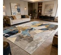 JGGXHM Tapis Abstrait Grand Format pour Salon, Coin canapé, antidérapant et Lavable, décoration pour Chambre, Tapis de Sol de Chevet ou Cuisine (90 x 120 cm)