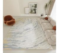 JGGXHM Tapis bohèmes pour Salon, Grand Format, Neutre, Lavable en Machine, Lavable en Machine, Tapis de Sol pour la décoration intérieure (120 x 210 cm)