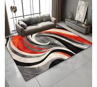 JGGXHM Tapis de Luxe Abstrait Nordique, Style géométrique, pour Salon, décoration intérieure, Lavable, Doux, pour Chambre, canapé (100x200cm)