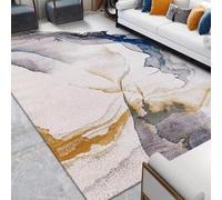 JGGXHM Tapis de Luxe léger pour Chambre à Coucher, Grand Salon, décoration, Doux, antidérapant, pour Bureau (100 x 120 cm)