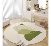 JGGXHM Tapis de Salon Moderne à Poils Courts, léger et Luxueux, Tapis de Chevet Moelleux et Doux, Tapis de Salon (80 cm)