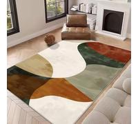 JGGXHM Tapis de Salon Moderne et Abstrait de Grande Taille, antidérapant et Lavable (150 x 220 cm), idéal pour la décoration de la Maison et de la Chambre