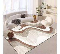 JGGXHM Tapis de Salon Style crème, Couverture pour canapé et Table Basse, Tapis antidérapant, Tapis de Chambre, Couverture de Chevet, Tapis de Sol (80 x 160 cm)