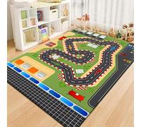 JGGXHM Tapis de Sol antidérapant pour bébé, Motif Piste d'athlétisme, Parking, Route, Aire de Jeux pour Enfants, Salon, décoration intérieure (40 x 80 cm)