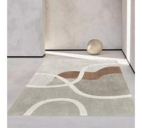 JGGXHM Tapis de Sol Grand Format à Motifs de Blocs de Couleur Simples, antidérapant et Lavable, idéal pour Le Salon, la Chambre à Coucher, Doux et décoratif (50 x 90 cm)