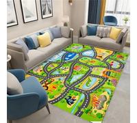 JGGXHM Tapis de Sol interactif Motif Dinosaures et Animaux, idéal pour Le Salon, la Chambre ou Le canapé, pour Une activité Parent-Enfant (50 x 70 cm)