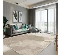 JGGXHM Tapis de Sol Moderne et Luxueux pour Salon, décoration intérieure, Motif Abstrait, Coin canapé, antidérapant, Chambre d'enfant, Chevet, Doux (70 x 140 cm)