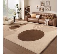 JGGXHM Tapis de Style rétro français pour Chambre à Coucher, Moelleux et Doux, pour Salon, Grande Surface, décoration de Salon, Tapis en Peluche pour la Maison (150 x 210 cm)