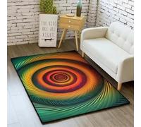JGGXHM Tapis décoratif Grand Format à Motif visuel créatif pour Salon, Chambre, canapé, entrée, antidérapant et Tendance (40 x 60 cm)
