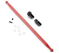 JGGZONE Tra-xxas - Arbre de transmission central en alliage d'aluminium Slash VXL 4 x 4 - Pièces de mise à niveau RC 1/10 (rouge)