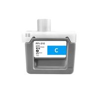 JGHFReW 330 ML PFI-310 PFI310 Le Remplacement de la Cartouche d'encre Compatible Fonctionne avec ImagePrograf TX-200000 TX-3000 TX-4000 TX-2100 TX-3100 TX-4100(PFI-310-C)