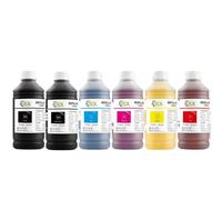JGHFReW 6 Bouteilles 1000 ML d'encre Pigment PFI-306 PFI-706 PFI-106 PFI-206 Compatible avec ImagePrograf IPF8400SE IPF6400SE Les imprimantes fonctionnent avec PF-05
