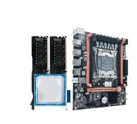 JGHFReW Carte mère X99 avec processeur LGA2011-3 Xeon E5 2650 V4, 16 go de RAM DDR4, 2133MHz, Ensemble de mémoire Double Canal Compatible avec systèmes de Bureau