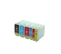JGHFReW Cartouche à Encre 6X Compatible avec Design Jet 30 70 90 130 La série imprimantes Fonctionne avec 84 85 84 85 Cartouches(1pcs Yellow)
