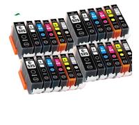 JGHFReW Cartouche à Encre Compatible Compatible avec IP4850 MG5150 MG5250 MG6150 MG8150 MG5350 MG6250 PGI525 PGI-525 CLI-526 CLI 526(24PK)