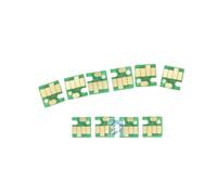 JGHFReW Chip Arc PGI-9 Réinitialisation Automatique Chip Compatible avec PIXUS PRO9500 Pro 9500 L'imprimante Fonctionne avec PGI9 PBK MBK C M Y PC PM R G GY Ink CARTRIDGES