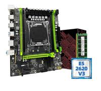 JGHFReW Ensemble processeur Xeon E5 2620 V3 avec Carte mère ZSUS X99 P4 DDR4 16 Go de RAM 2133 MHz et Prise en Charge NVME M.2 SATA(Motherboards)