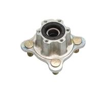 JGHFReW Hub de Roue de Frein à Disque de Carte de 100 mm Universel Compatible avec 150cc 250cc 300cc de Buggy go Kart Karting Quad Bike Composants(Silver)