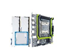 JGHFReW Kit de Carte mère LGA 2011-3 avec processeur Xeon E5 2670 V3 DDR4 16 Go 2133 MHz Prise en Charge Double Canal Compatible avec NVME M.2 USB 3.0 SATA 3.0 tâches informatiques