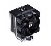 JGHFReW Radiateur à Affichage numérique ARGB 90, avec 4 caloducs, système de Refroidissement par Ventilateur à Tour Unique, Compatible avec Divers châssis(Black)