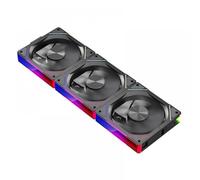 JGHFReW Ventilateur de Refroidissement TEUCER JM-5 120 mm 5 V 3 Broches ARGB Effet de lumière Miroir PWM Compatible avec radiateur à Eau 800 à 2000 TR/Min Compatible avec Divers boîtiers(JM-5-BK)