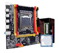JGHFReW ZSUS X79 VG2 Carte mère avec LGA2011 Compatible Xeon E5 2689 C2 CPU 1x16GB DDR3 1600MHz ECC RAM et NVME M.2 SATA Prise en Charge(Motherboard+CPU)