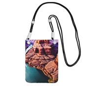 JGHHOUN Beauty Grand Canyon Sac à bandoulière léger et étanche pour téléphone portable Utilisation quotidienne, Noir , Taille unique