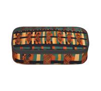 JGHHOUN Grande trousse à crayons africaine classique avec impression tissée pour adolescents
