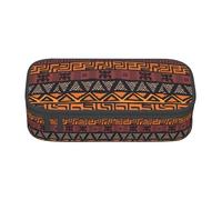 JGHHOUN Grande trousse de rangement en tissu africain imprimé tribal pour adolescents