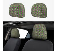 JGHHOUN Lot de 2 housses d'appui-tête de voiture avec imprimé ananas coloré - Accessoires d'intérieur - Décoration quotidienne