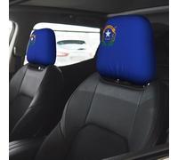 JGHHOUN Lot de 2 housses d'appui-tête de voiture avec imprimé drapeau de l'État du Nevada - Accessoires d'intérieur - Décoration quotidienne
