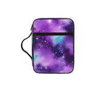 JGHHOUN Magic Galaxy Sky Sac de rangement polyvalent pour Bible Motif galaxie Violet