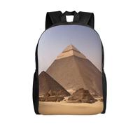 JGHHOUN Pyramides d'Égypte Sac à dos élégant imperméable unisexe pour le travail, les voyages, la randonnée, le camping, la salle de sport