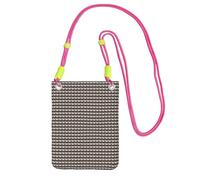 JGHHOUN Sac à bandoulière fin et léger avec imprimé violon et livre pour téléphone portable, usage quotidien, Fuchsia, Taille unique