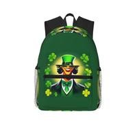 JGHHOUN Sac à dos unisexe léger et confortable avec imprimé Happy St Patrick et imperméable