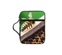 JGHHOUN Sac de rangement polyvalent avec imprimé abeille volante pour bible, cadeau chrétien, accessoire d'église