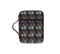 JGHHOUN Sac de rangement polyvalent avec imprimé chat de dessin animé pour la Bible - Cadeau chrétien - Accessoire d'église
