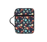 JGHHOUN Sac de rangement polyvalent avec imprimé planète spatiale pour écritures - Cadeau chrétien - Accessoire d'église
