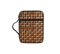 JGHHOUN Sac de rangement polyvalent en osier tissé pour bible, cadeau chrétien, accessoire d'église