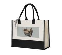 JGHHOUN Sac fourre-tout en toile avec imprimé vieux bateaux vikings pour femme, grande capacité, cadeau pour plage, voyage, anniversaire, fête des mères