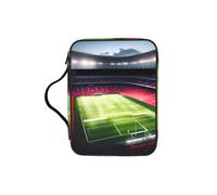 JGHHOUN Stade Football Satdium Field Light Night Print Sac de rangement polyvalent Bible Organiseur Écritures Cadeau Chrétien Accessoire d'église