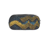 JGHHOUN Trousse à crayons transparente avec imprimé écailles de dragon