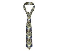 JGHYUTNS Cravate en soie pour hommes, franc-maçonnerie et emblèmes, symboles mystiques, bleu, amusant, décontracté, gentleman, cadeau de mode, taille unique, Comme indiqué sur la photo, taille unique